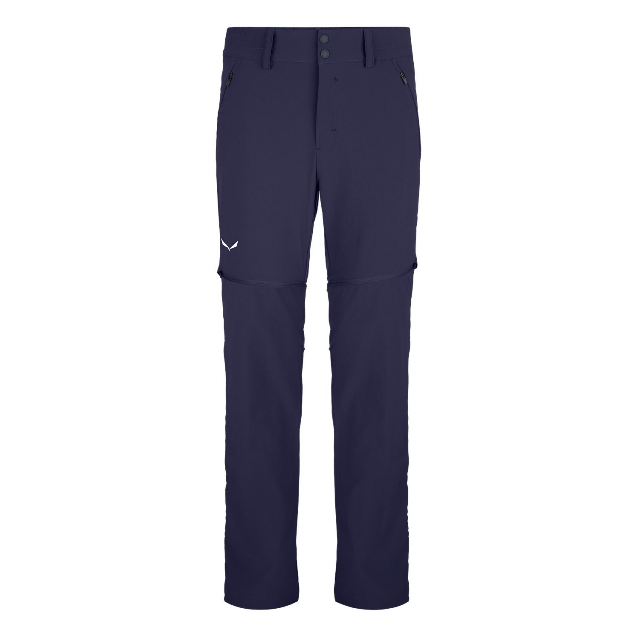 Pantalones Softshell Hombre Chile - Salewa Talveno 2 Durastretch Zip-Off - Azules/Azul Marino - GFTW